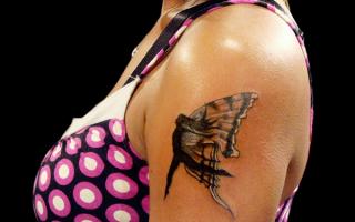 Татуировка пеперуда - значение и символика